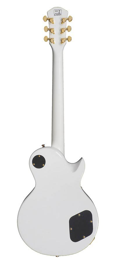 lefty electric guitar L-style white - Afbeelding 2