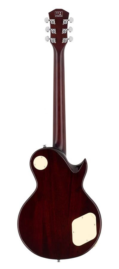 lefty electric guitar L-style with P90s tobacco sunburst - Afbeelding 2