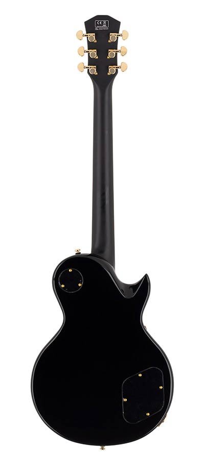 lefty electric guitar L-style with P90s black - Afbeelding 2