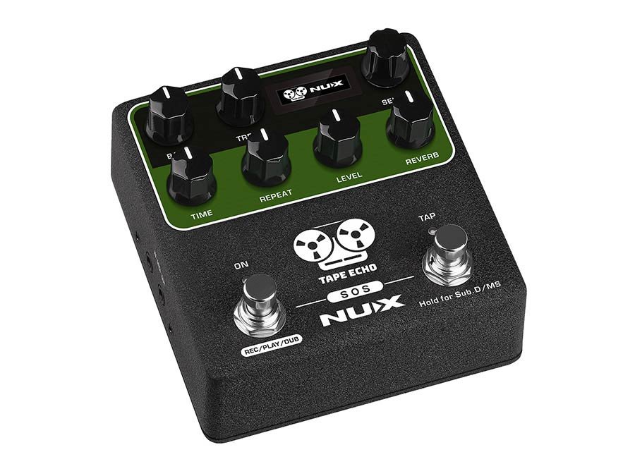 effects pedal delay with tap tempo and spring reverb TAPE ECHO - Afbeelding 3