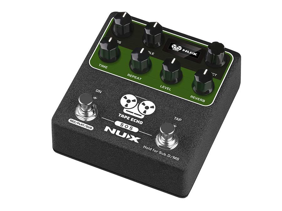 effects pedal delay with tap tempo and spring reverb TAPE ECHO - Afbeelding 4