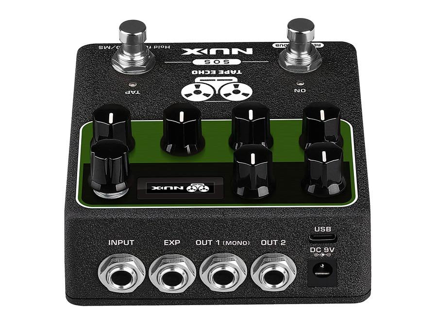 effects pedal delay with tap tempo and spring reverb TAPE ECHO - Afbeelding 8