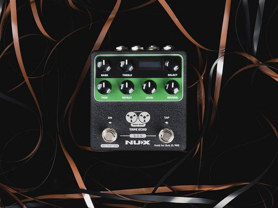 effects pedal delay with tap tempo and spring reverb TAPE ECHO - Afbeelding 9