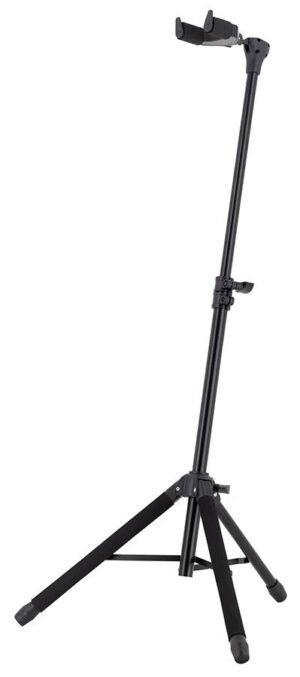 semi-foldable tripod guitar stand with auto-grip