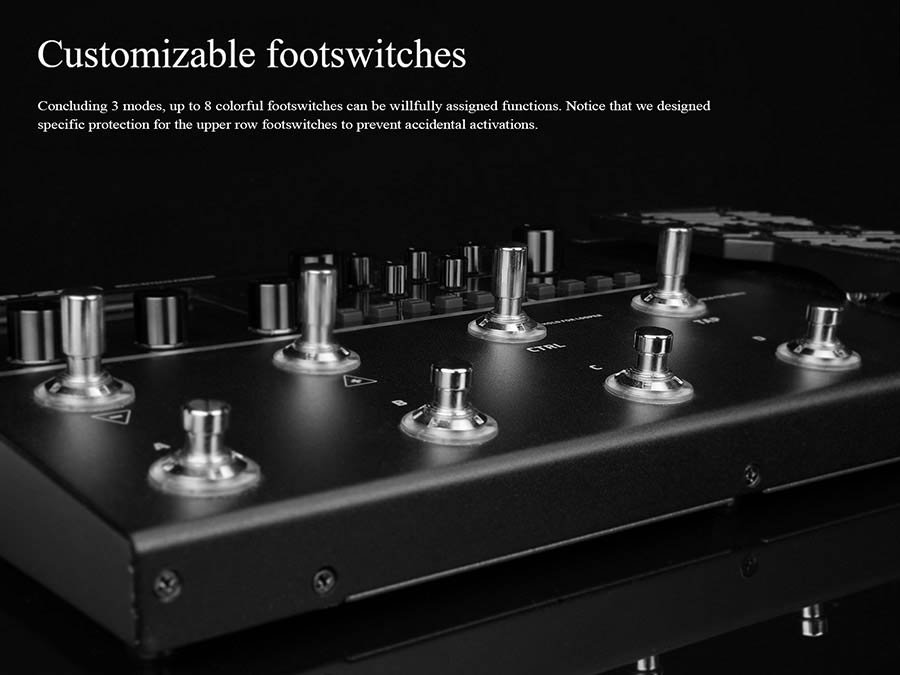 multi-effects processor with IR + amp/cab simulation + effects + looper + audio interface, 9V PSU - Afbeelding 8