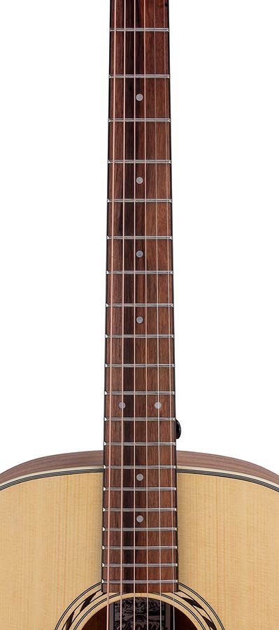 auditorium guitar, spruce top, mahogany back & sides, amara ebony fb, natural - Afbeelding 11