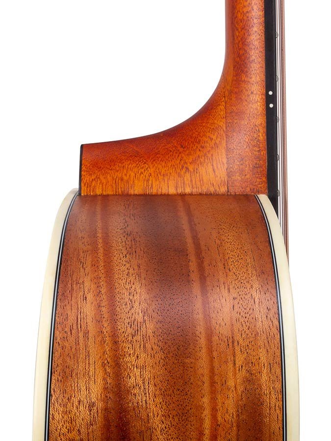 auditorium guitar, spruce top, mahogany back & sides, amara ebony fb, natural - Afbeelding 9