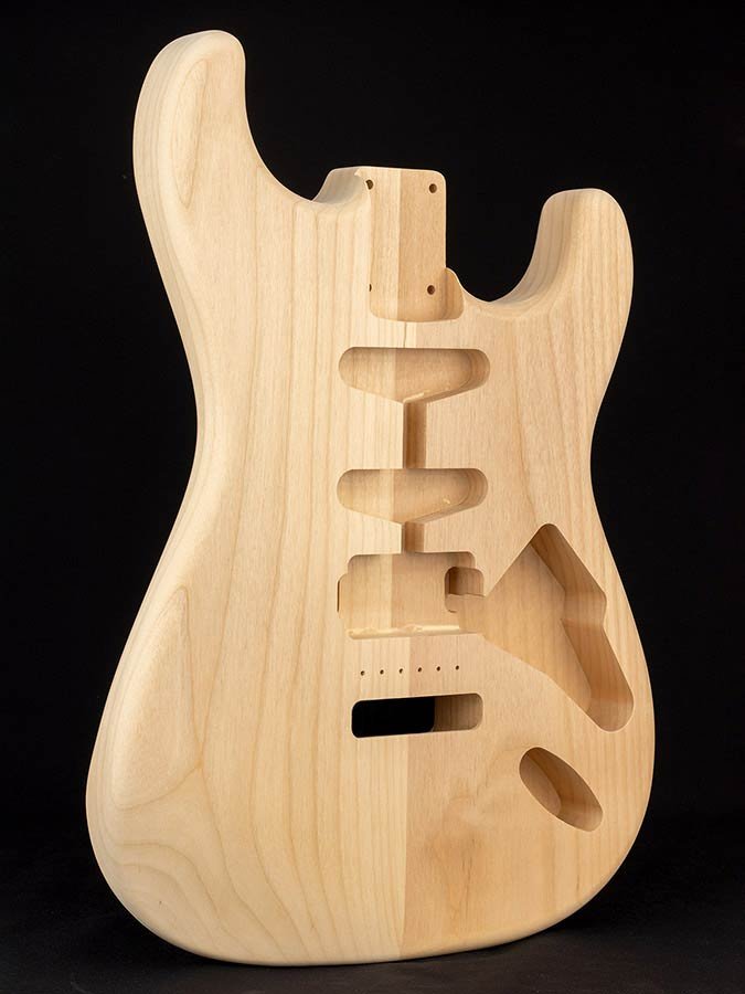 vintage body Stallion (made in Japan), routed for HSS (bridge humbucker), 2 piece alder