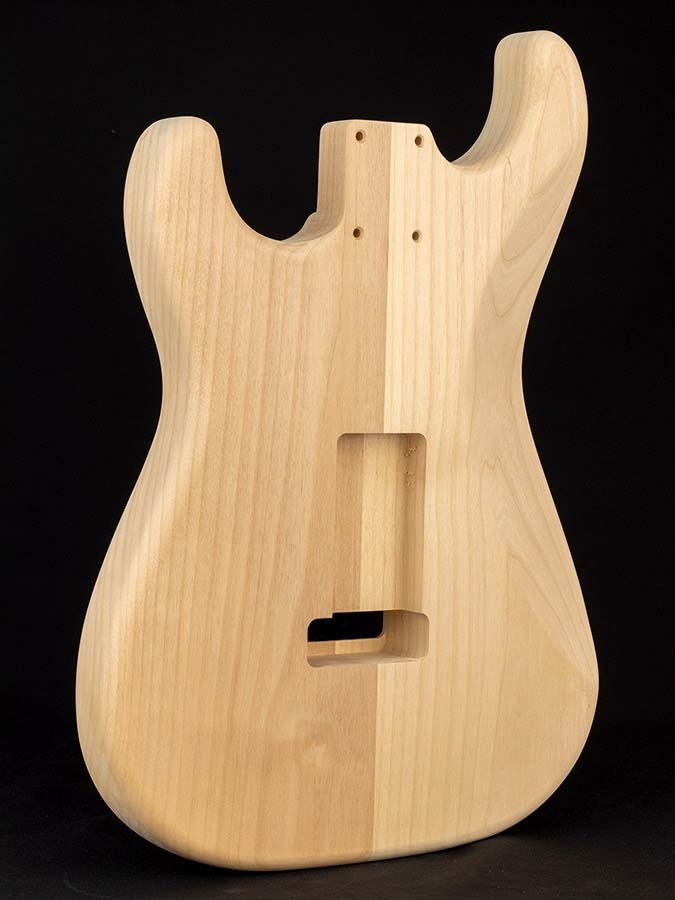 vintage body Stallion (made in Japan), routed for HSS (bridge humbucker), 2 piece alder - Afbeelding 2
