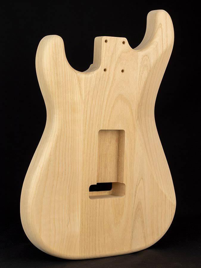 vintage body Stallion (made in Japan), routed for HSS (bridge humbucker), 3 piece alder - Afbeelding 2