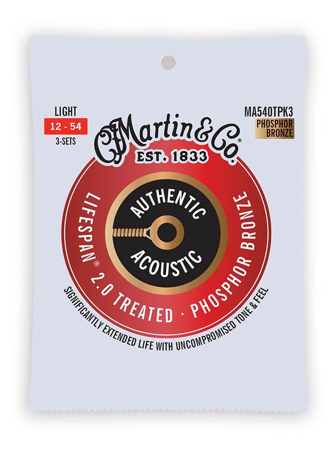 string set 3-PACK phosphor bronze, light 012-016-025-032-042-054