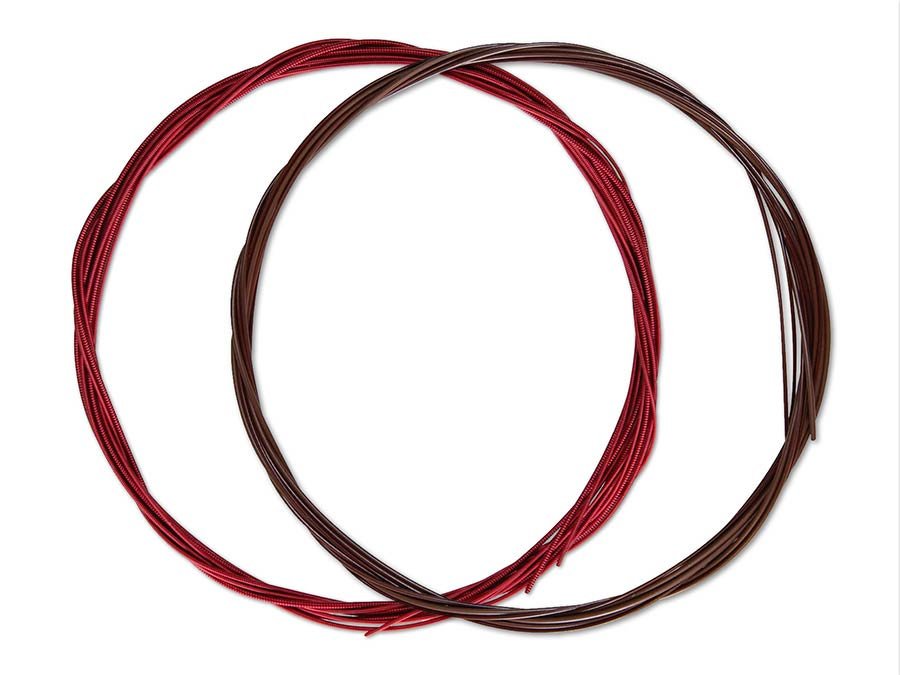 guilele/guitalele string set, for 17" scale, E-tuning E-A-D-g-b-e (wound 4th, 5th and 6th) - Afbeelding 2