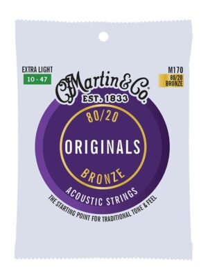 string set 80/20 bronze, extra light, 010-014-023-030-039-047