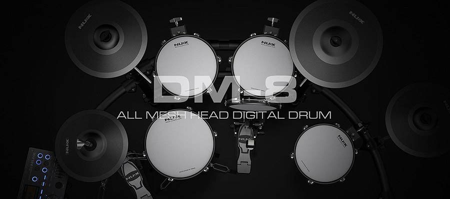 all mesh head (REMO) digital drum kit, 12S-10-10-10-12HH-2x12C-14R, multi-track USB audio recording - Afbeelding 14
