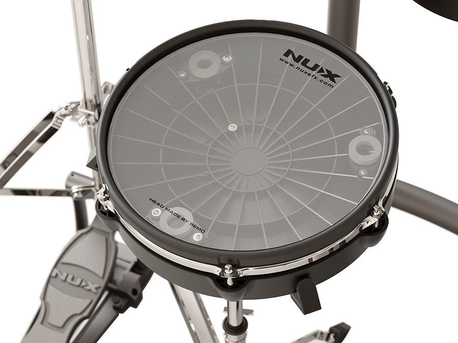 all mesh head (REMO) digital drum kit, 12S-10-10-10-12HH-2x12C-14R, multi-track USB audio recording - Afbeelding 7