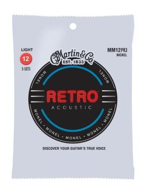 string set 3-PACK monel wound, light, 012-015-025-031-041-054