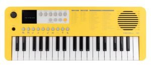 keyboard, 37 mini-size keys, with USB-C cable for power supply, 1 x 2 W - yellow
