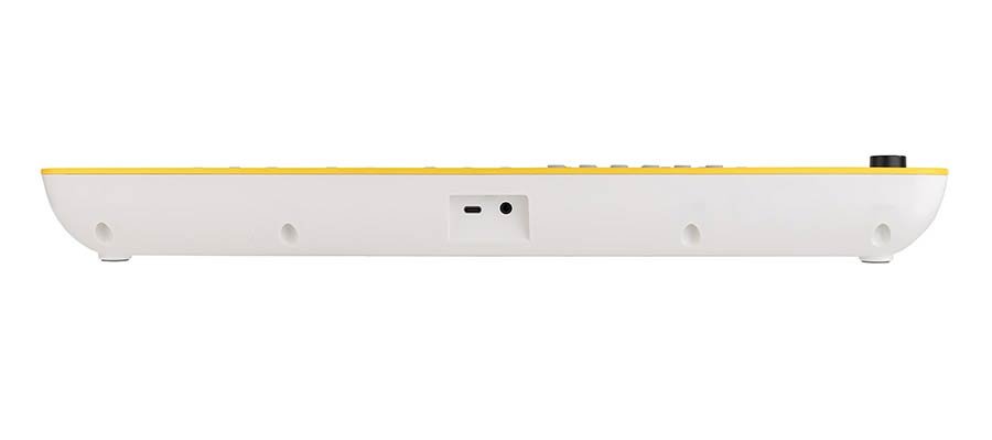 keyboard, 37 mini-size keys, with USB-C cable for power supply, 1 x 2 W - yellow - Afbeelding 7