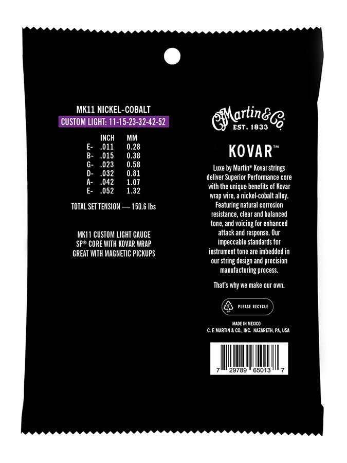 string set Kovar acoustic 011-015-023-032-042-052 - Afbeelding 2