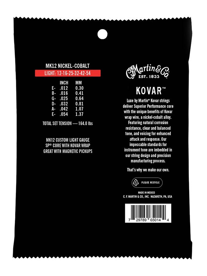 string set Kovar acoustic 012-016-025-032-042-054 - Afbeelding 2