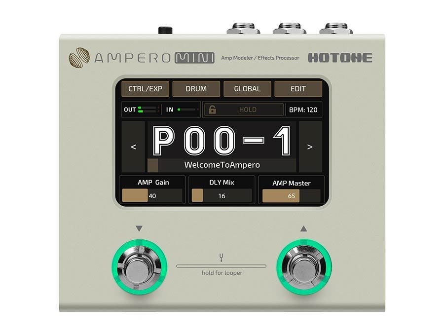 amp modeler and effects processor AMPERO MINI, with PSU, vanilla