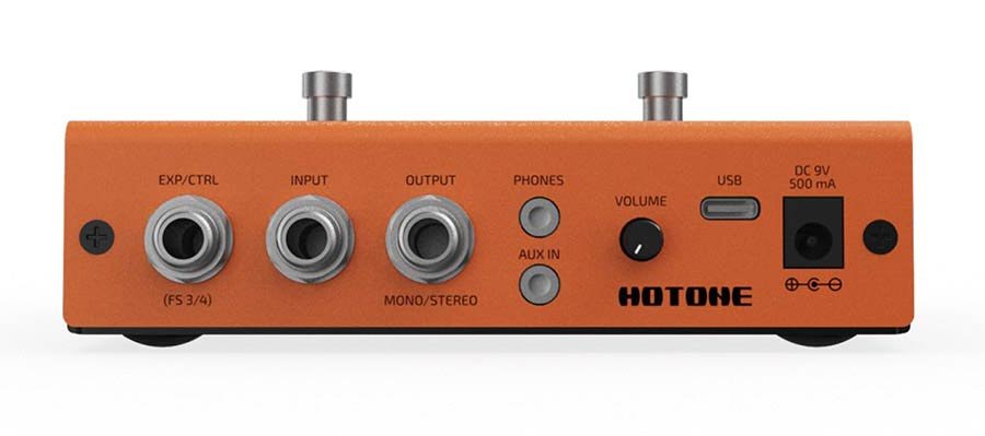 amp modeler and effects processor AMPERO MINI, with PSU, orange - Afbeelding 3