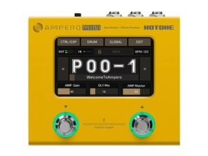 amp modeler and effects processor AMPERO MINI, with PSU, marigold