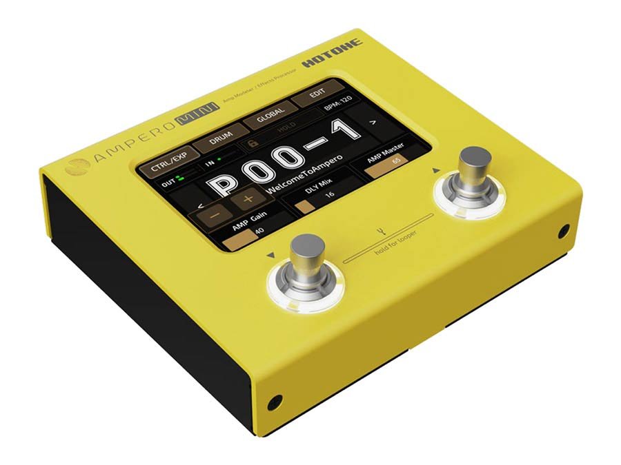 amp modeler and effects processor AMPERO MINI, with PSU, marigold - Afbeelding 2
