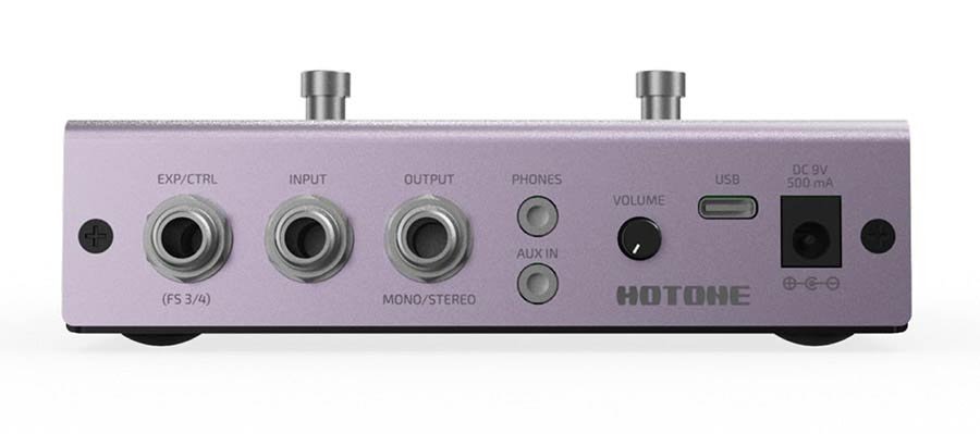 amp modeler and effects processor AMPERO MINI, with PSU, purple taro - Afbeelding 3