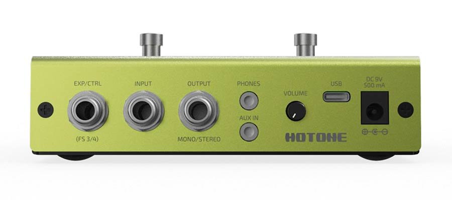 amp modeler and effects processor AMPERO MINI, with PSU, mustard - Afbeelding 3