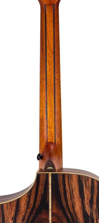 concert guitar all solid tonewoods, amara eb back & sides & fb, Fishman, natural, heavy duty bag - Afbeelding 13
