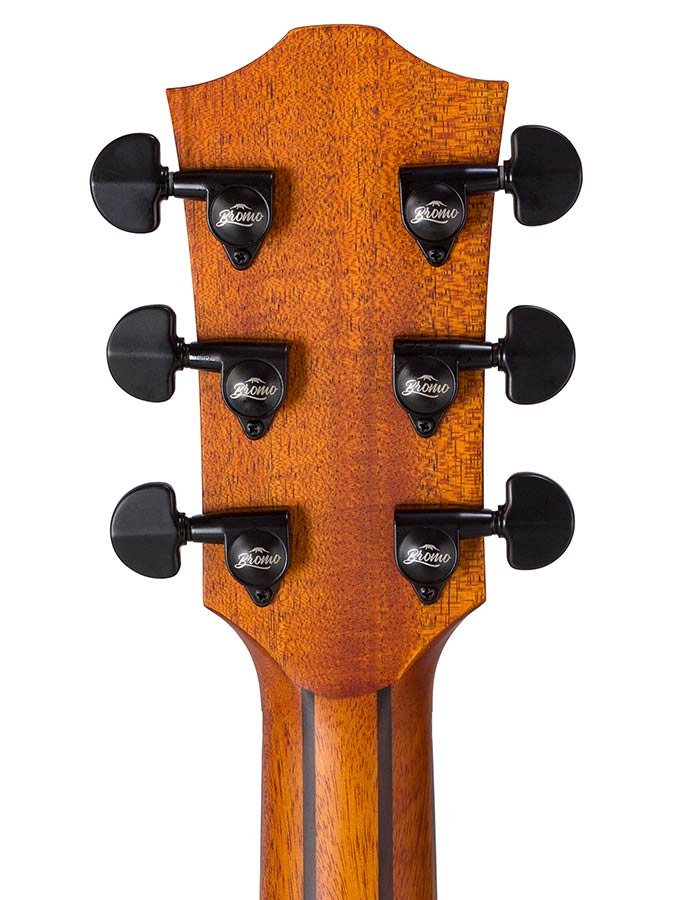 concert guitar all solid tonewoods, amara eb back & sides & fb, Fishman, natural, heavy duty bag - Afbeelding 15
