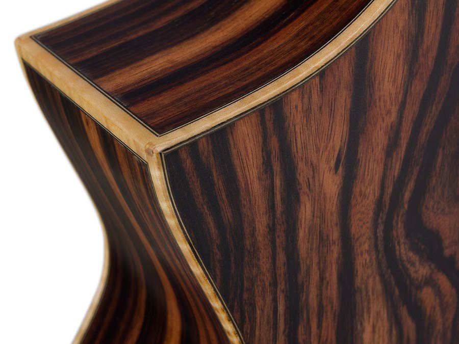 concert guitar all solid tonewoods, amara eb back & sides & fb, Fishman, natural, heavy duty bag - Afbeelding 10