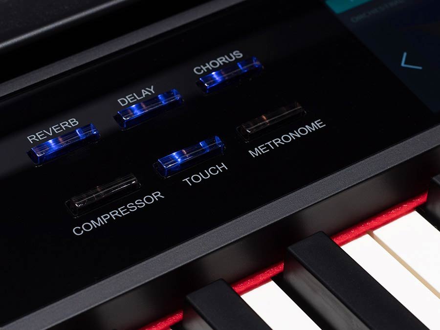 digital stage piano, 88 keys graded hammer action, black - Afbeelding 13