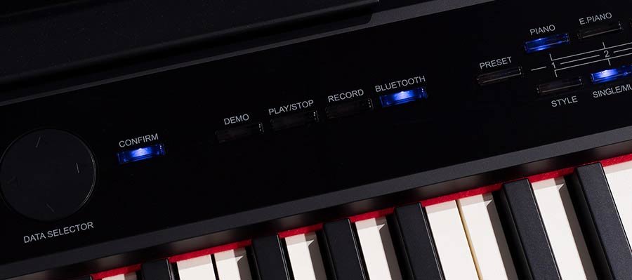 digital stage piano, 88 keys graded hammer action, black - Afbeelding 16