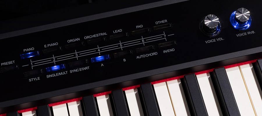 digital stage piano, 88 keys graded hammer action, black - Afbeelding 17