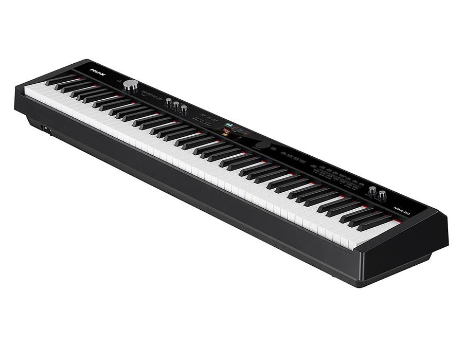 digital stage piano, 88 keys graded hammer action, black - Afbeelding 3