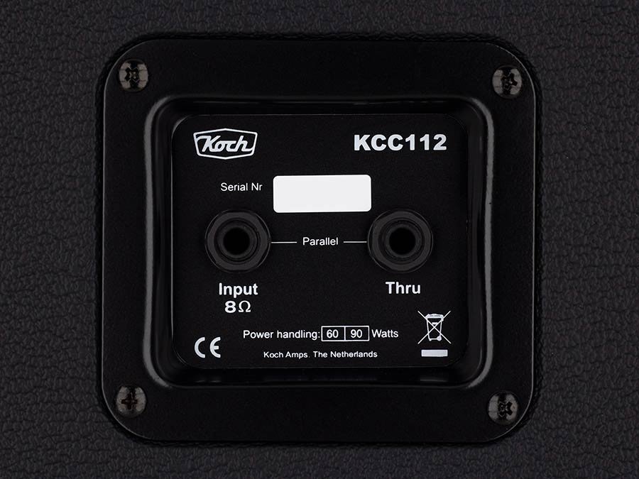 speaker cabinet 1 x 12" 60W, 8 ohms ported, black + black cloth - Afbeelding 4