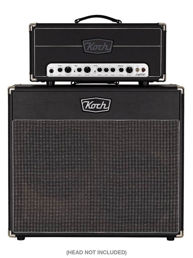 speaker cabinet 2 x 12" 120W, open back, black + silver cloth - Afbeelding 4