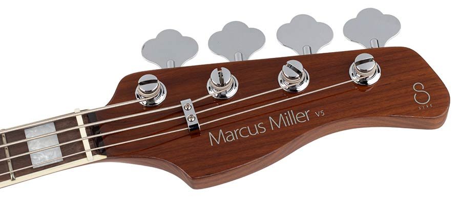 alder 24 fret 4-string passive bass guitar natural - Afbeelding 14