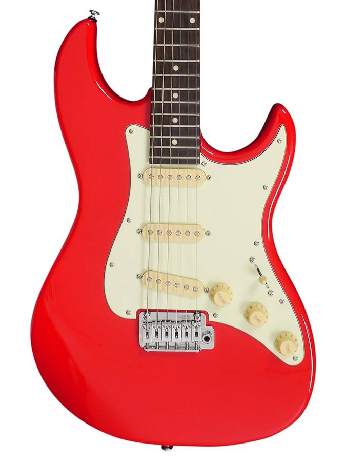 electric guitar S-style dakota red - Afbeelding 3