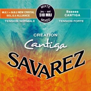 string set classic, New Cristal E1+B2, Alliance G3, Cantiga basses, mixed tension