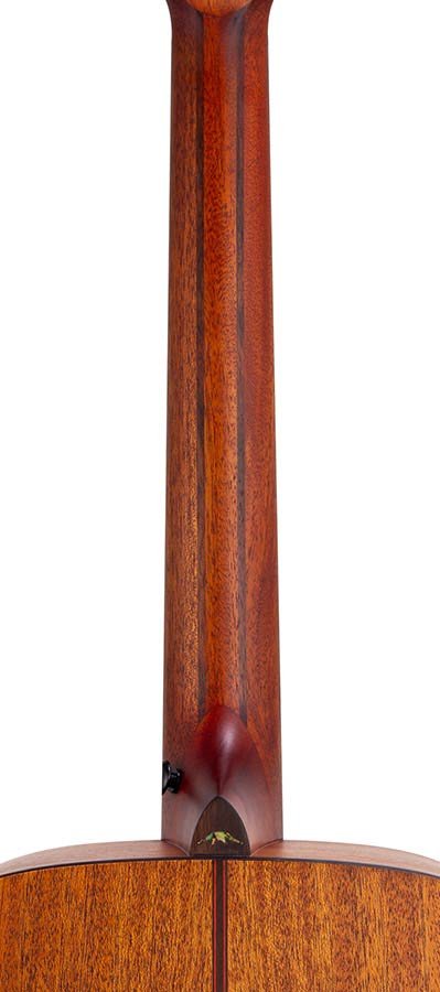 dreadnought guitar with solid mahogany top, mahogany back & sides, amara ebony fb, natural - Afbeelding 12