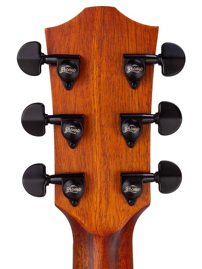 dreadnought guitar with solid mahogany top, mahogany back & sides, amara ebony fb, natural - Afbeelding 14