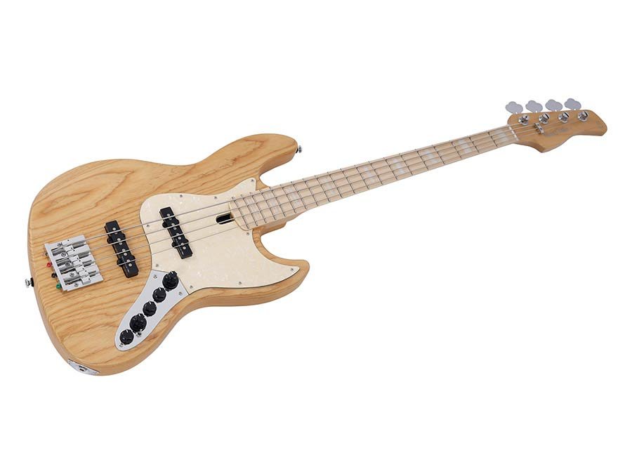 swamp ash reissue 4-string active bass guitar, natural satin - Afbeelding 3