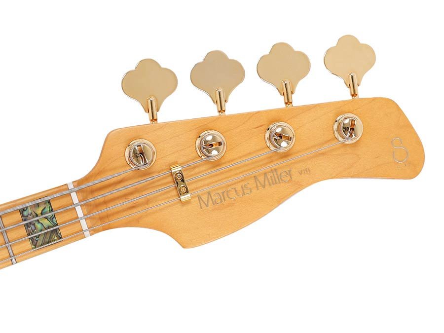 swamp ash + poplar burl 4-string active bass guitar, natural satin, incl. gigbag - Afbeelding 7