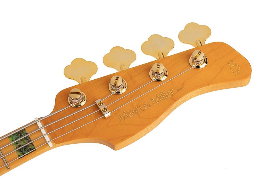 swamp ash + poplar burl 4-string active bass guitar, transparent black satin, incl. gigbag - Afbeelding 10