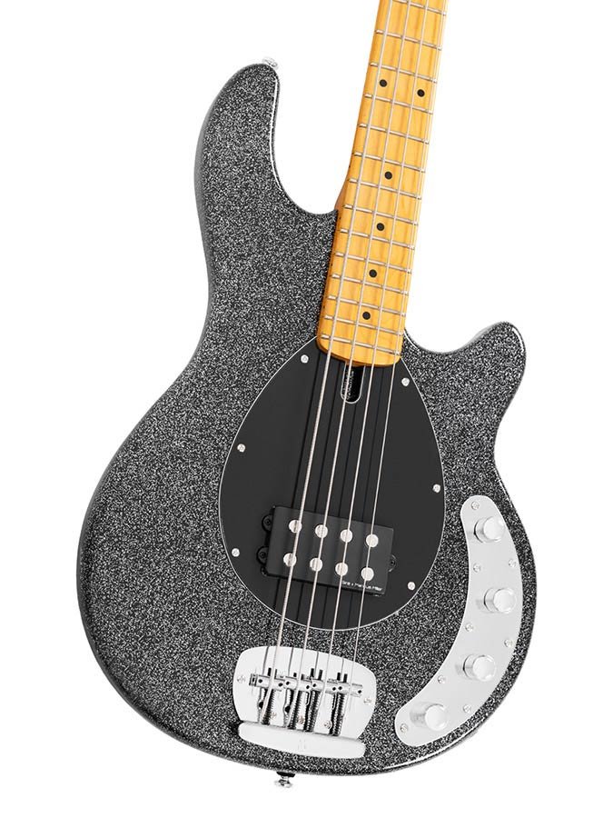 mahogany 4-string active bass guitar, sparkle black - Afbeelding 6