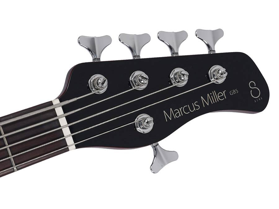 mahogany + spruce 5-string active bass guitar, natural - Afbeelding 7