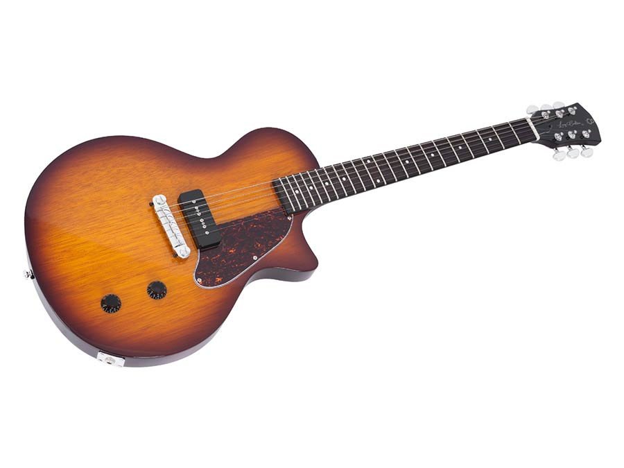 mahogany electric guitar L-style, tobacco sunburst - Afbeelding 3